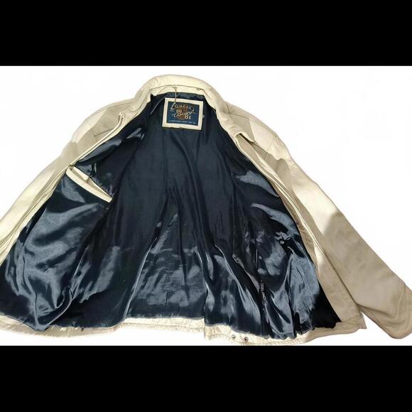 Y2k Vintage 80's‎ Guess G-81 Varsity Men's or Women's Leather Jacket Size L - Picture 7 of 15